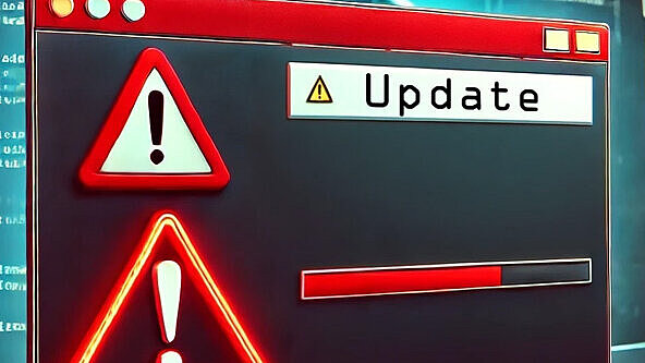 Fake update puts visitors at risk