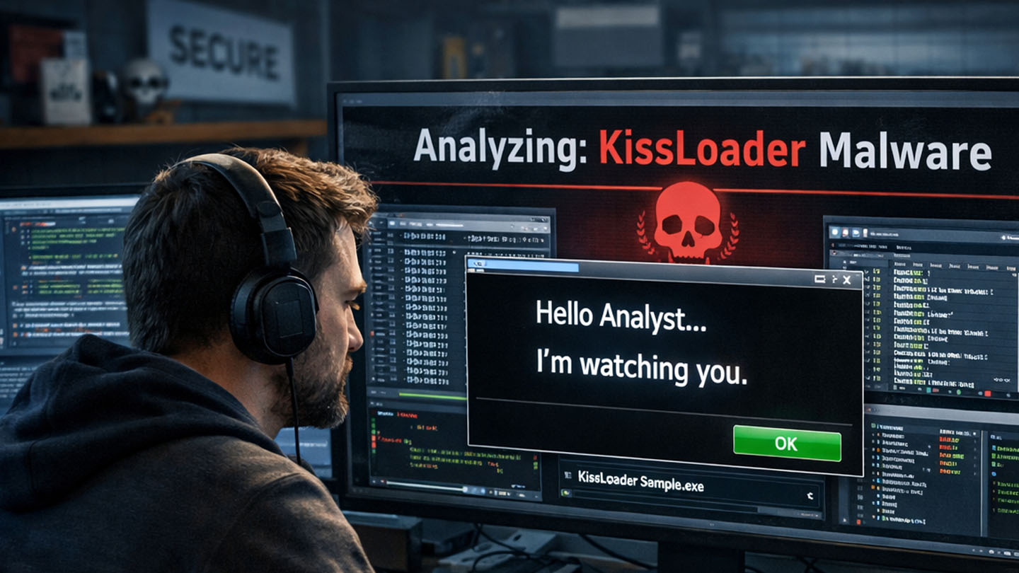 Real-Time Interaction with a Threat Actor During the Analysis of Kiss Loader